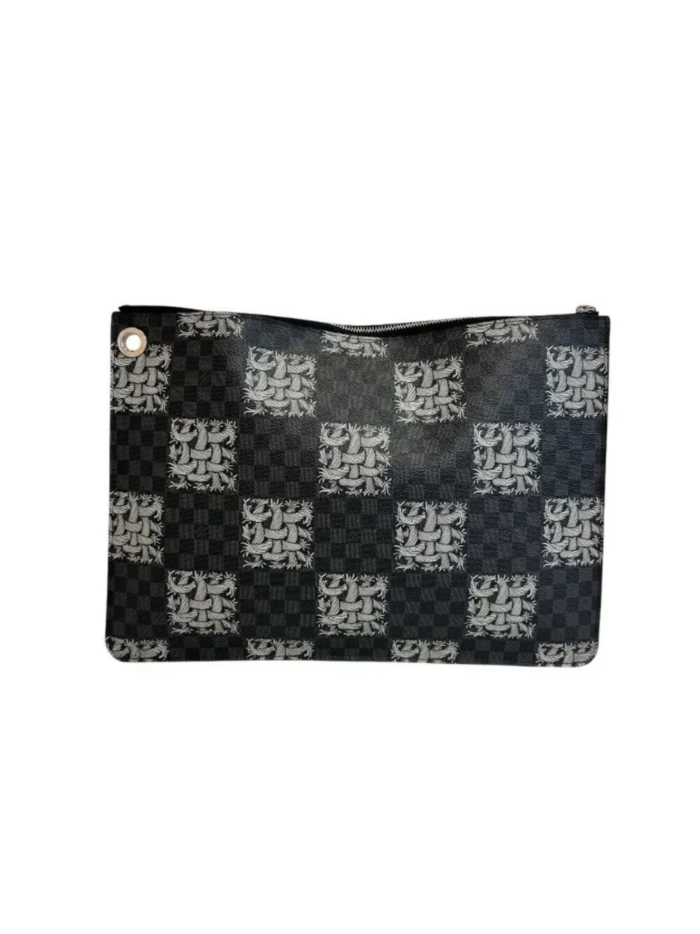 Louis Vuitton Second Christopher Nemes Pochette Jour GM Damier Graphite Clutch